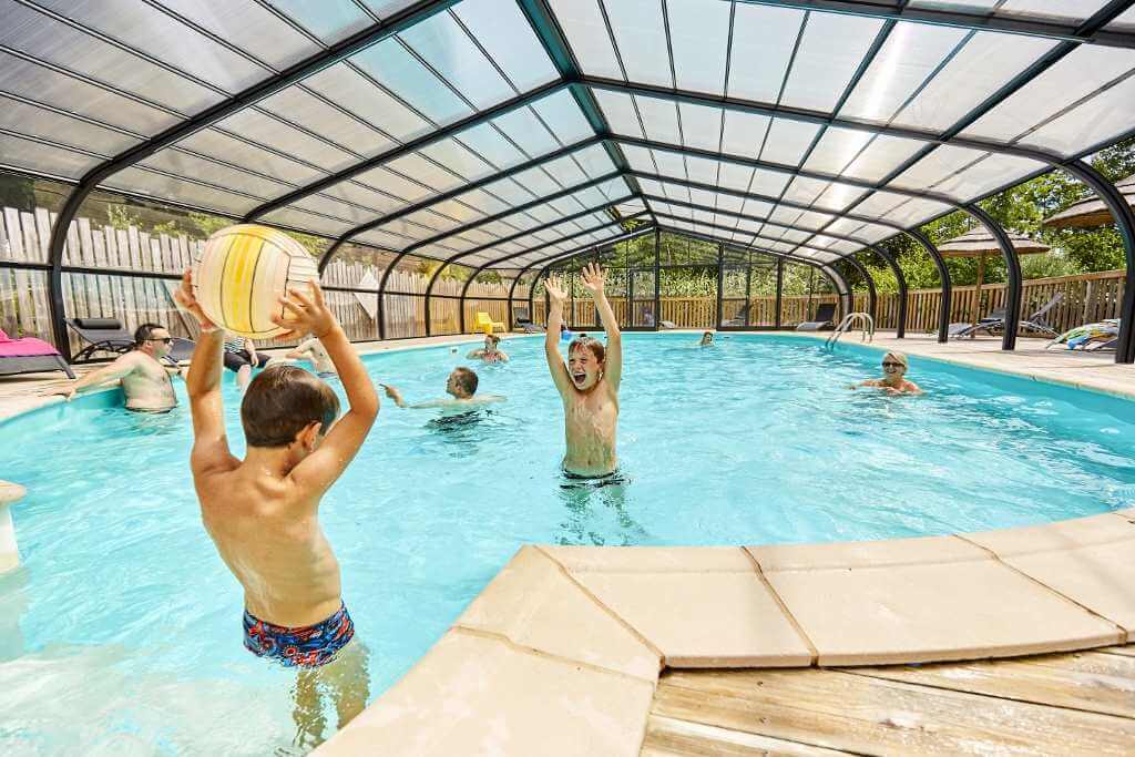 camping vendee indoor heated pool activities