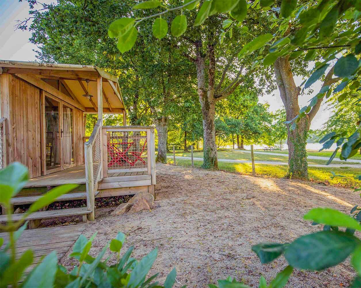 lodge sweetflower camping du lac de la chausseliere