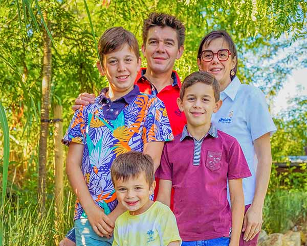 familiefoto camping du lac de la chausseliere