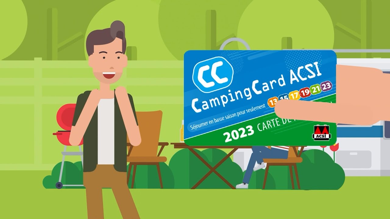 La CampingCard ACSI 2024 est en vente : le camping pas cher en