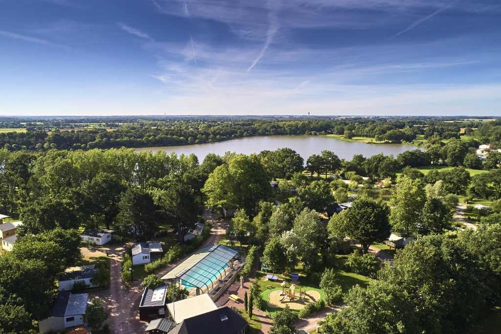 camping vendee aerial view la chausseliere
