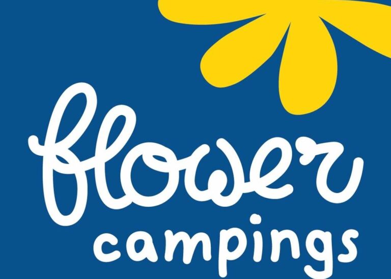 logo flower camping