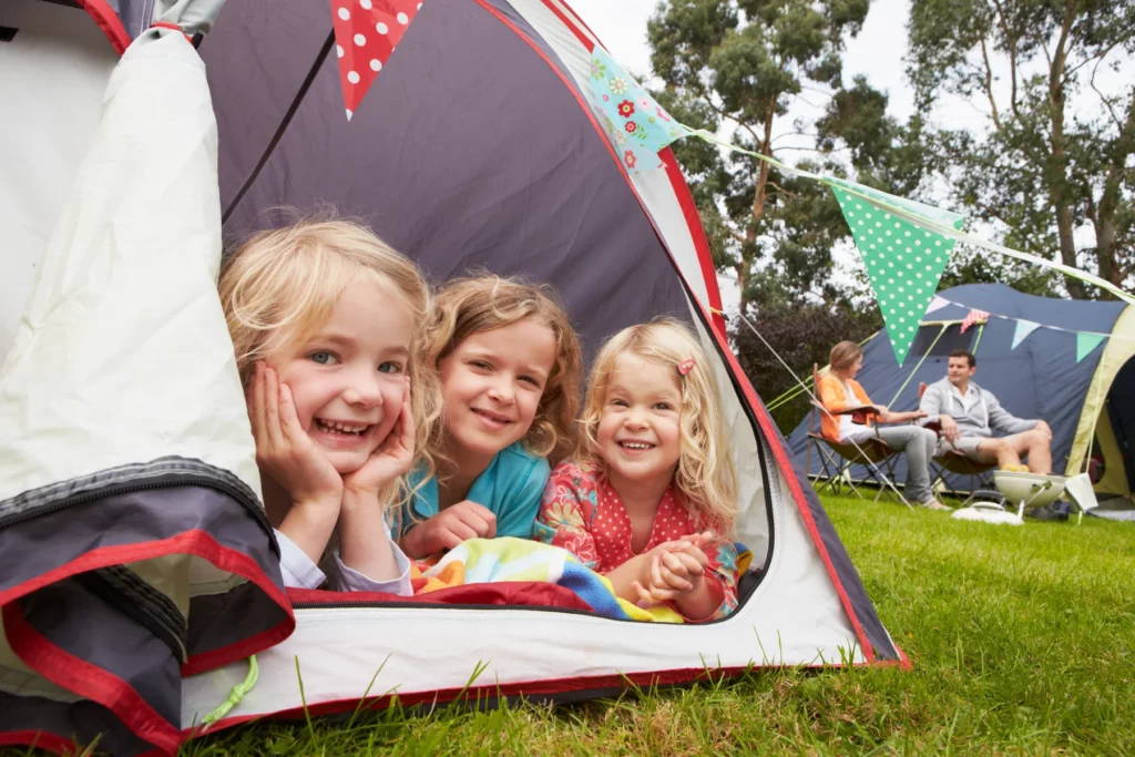 enfant vacances camping