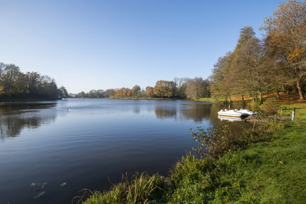 randonnée etang camping