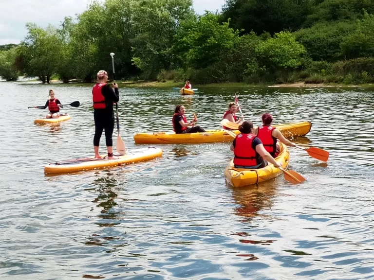 canoé et kayak au lac de la bultière vendée