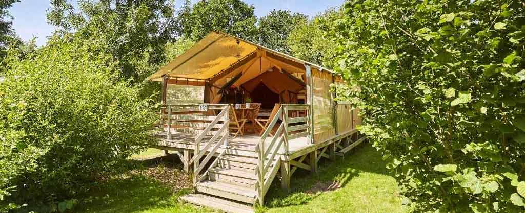 cabin in the nature camping chausselière in vendee