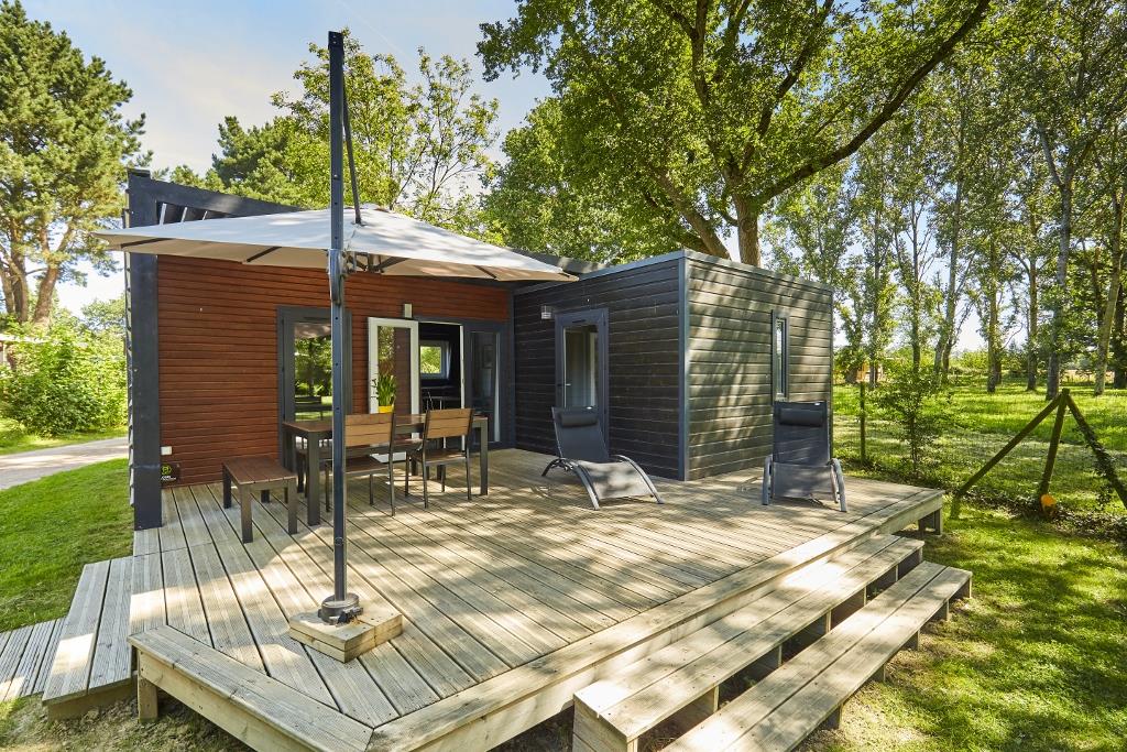 Premium Chalet 46m² 6/8 p. (3 kamers) + overdekt terras