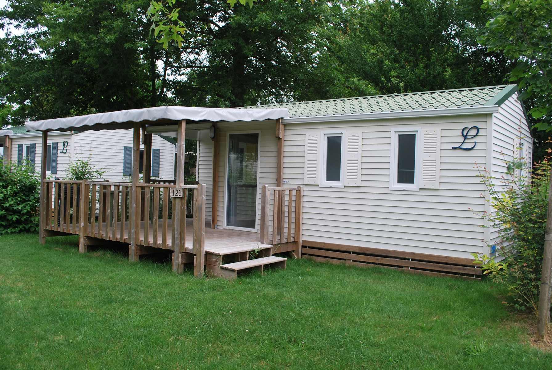 Standard Mobil Home Louisiane 28m² 4/6 p. (2 chambres) + terrasse couverte