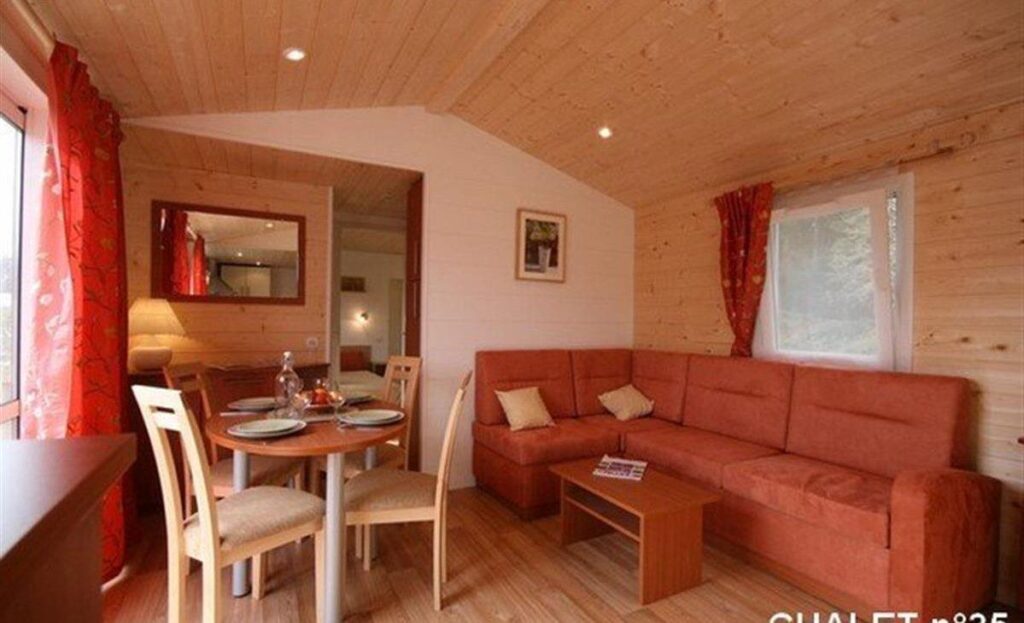 Confort Chalet 40m² 4/6 p. (2 chambres) + terrasse couverte