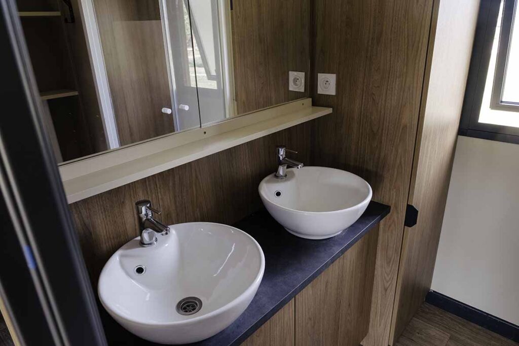 Premium Chalet Agapanthe Premium 35m² 6/7 p. (3 chambres) + Climatisation + terrasse couverte