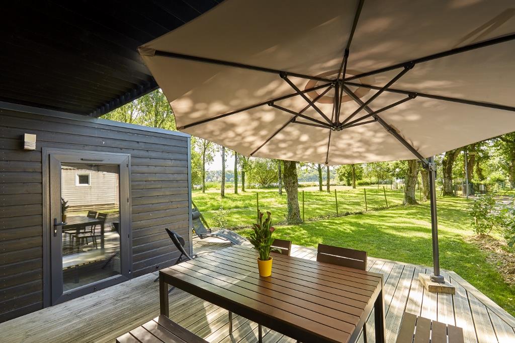 Premium Chalet 46m² 6/8 p. (3 chambres) + terrasse couverte