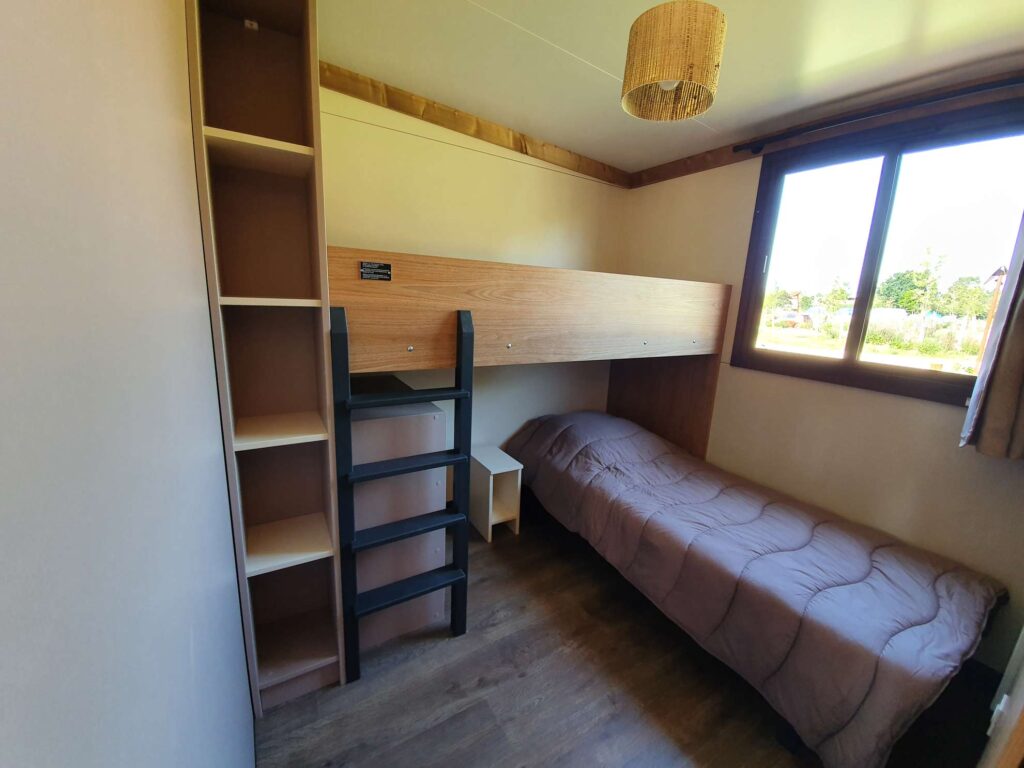 Premium Chalet Agapanthe Premium 35m² 6/7 p. (3 chambres) + Climatisation + terrasse couverte