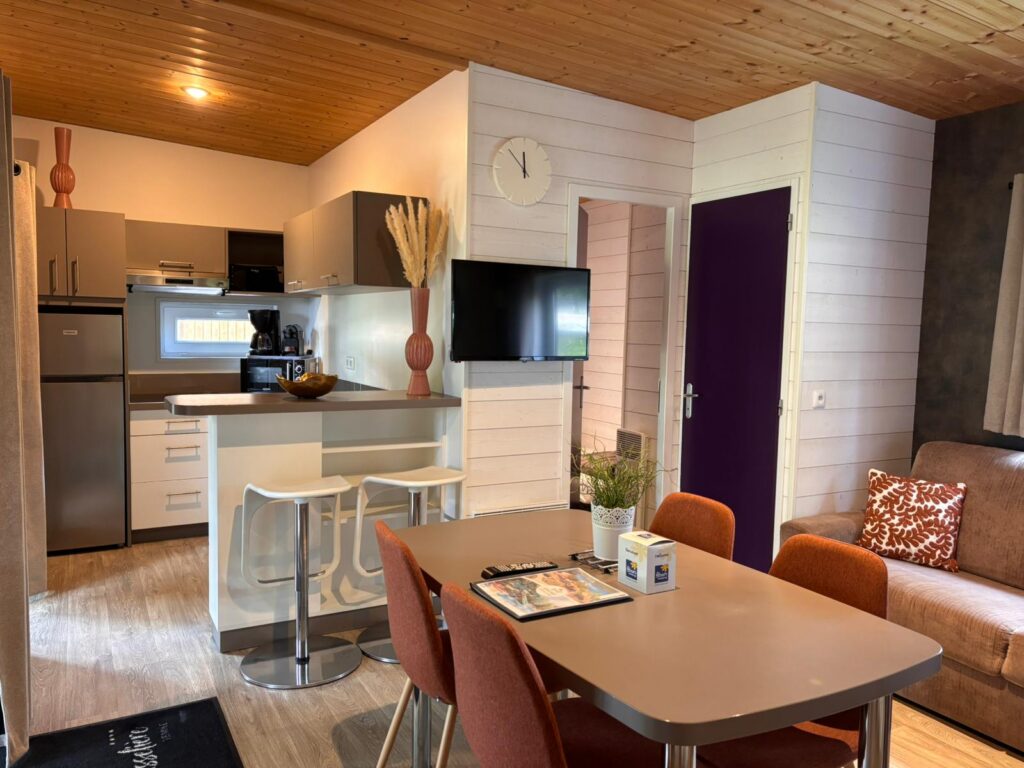 Premium Chalet 46m² 6/8 p. (3 kamers) + overdekt terras