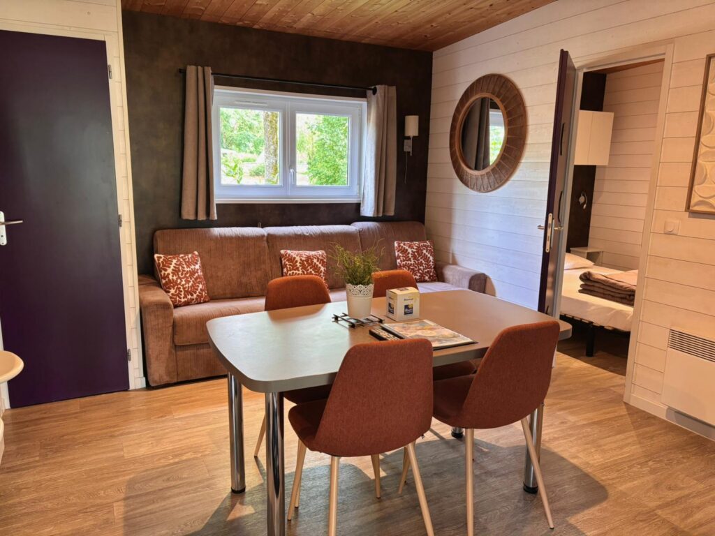 Premium Chalet 46m² 6/8 p. (3 kamers) + overdekt terras