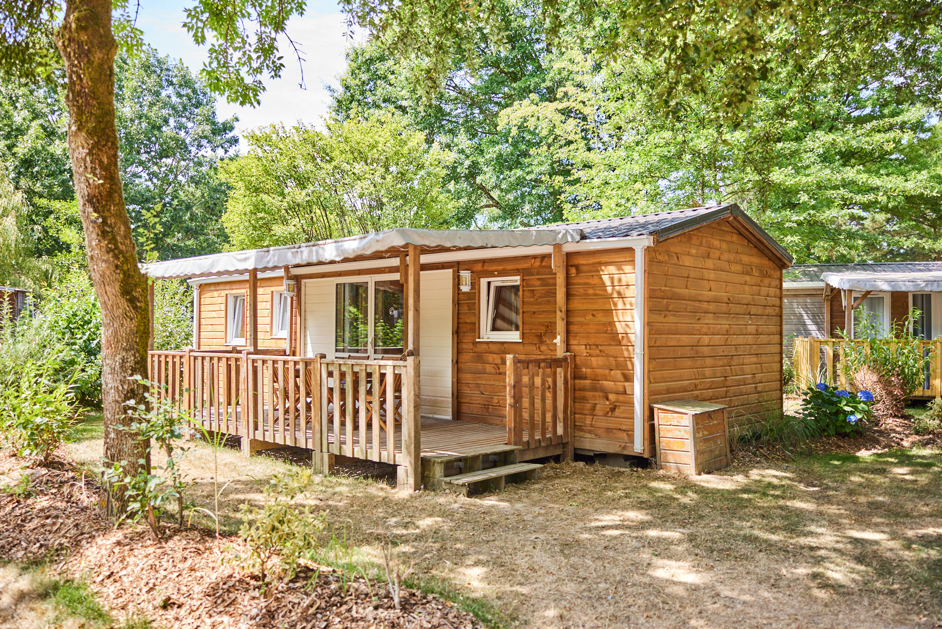 Confort Chalet 40m² 4/6 p. (2 chambres) + terrasse couverte