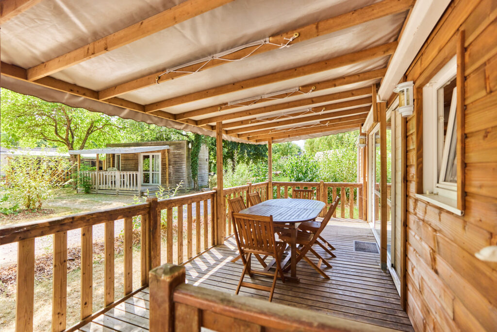 Confort Chalet 40m² 4/6 p. (2 chambres) + terrasse couverte