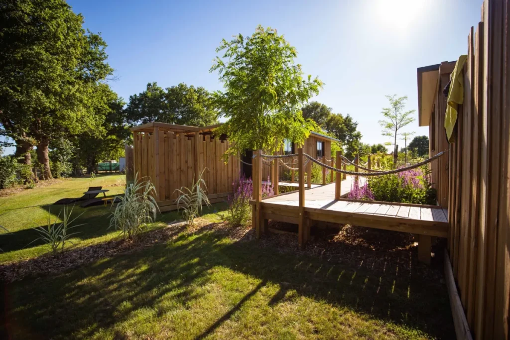 Premium Chalet Camélia 33m² 6 p. (3 kamers) + overdekt terras XXL