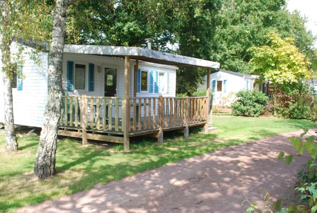 Premium Stacaravan 32m² 6 p. (3 kamers) + overdekt terras