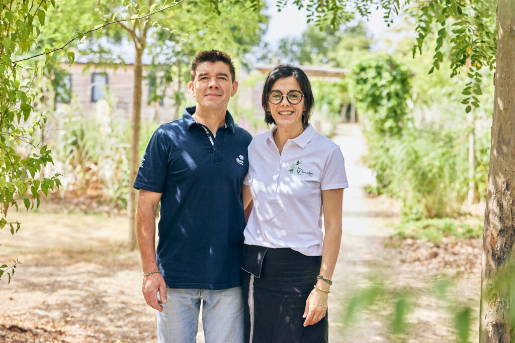 Leiding- en Pierre-managers en eigenaar van de camping