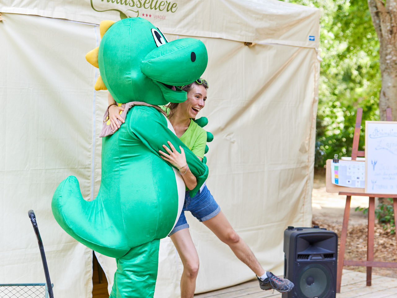 La mascotte du camping Dino