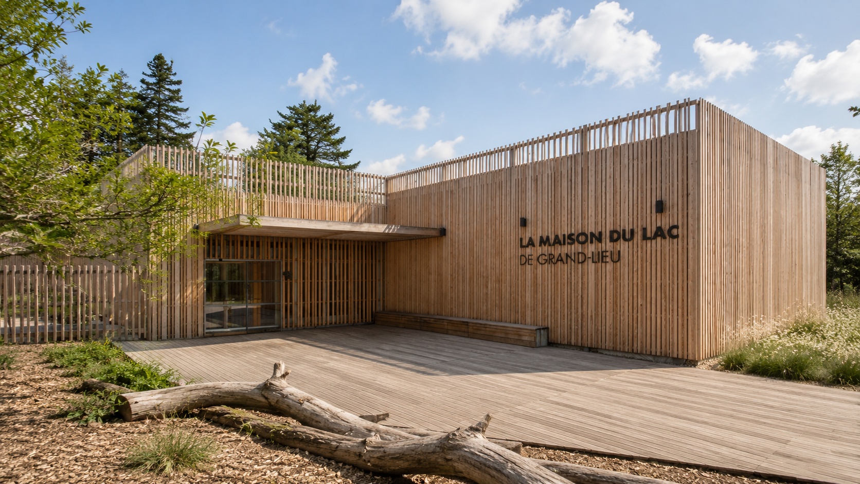 Facade maison du grand lac
