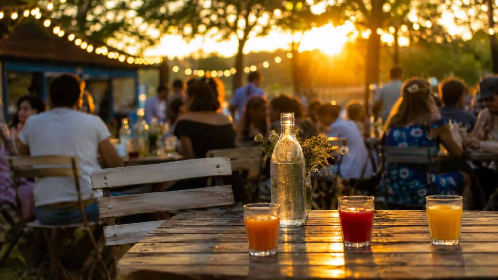 guinguette en bord de Sevres